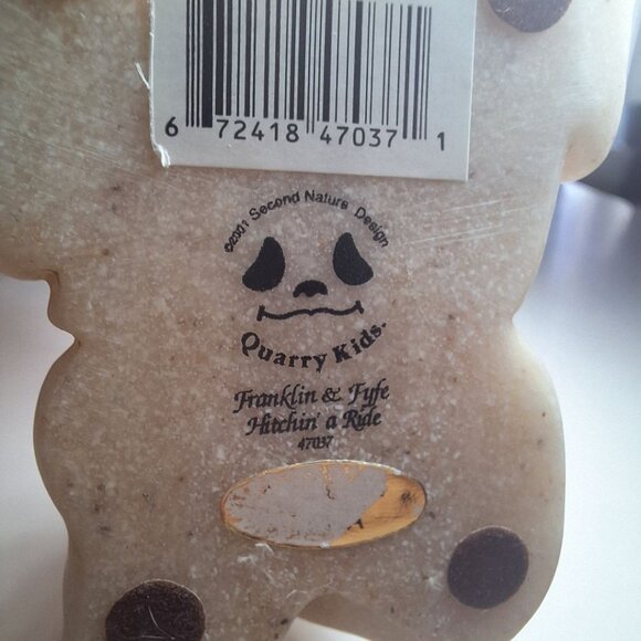 Quarry Kids Frog Child Figurine Franklin Fyfe Hitchin a Ride Vintage 2001 - Picture 8 of 10